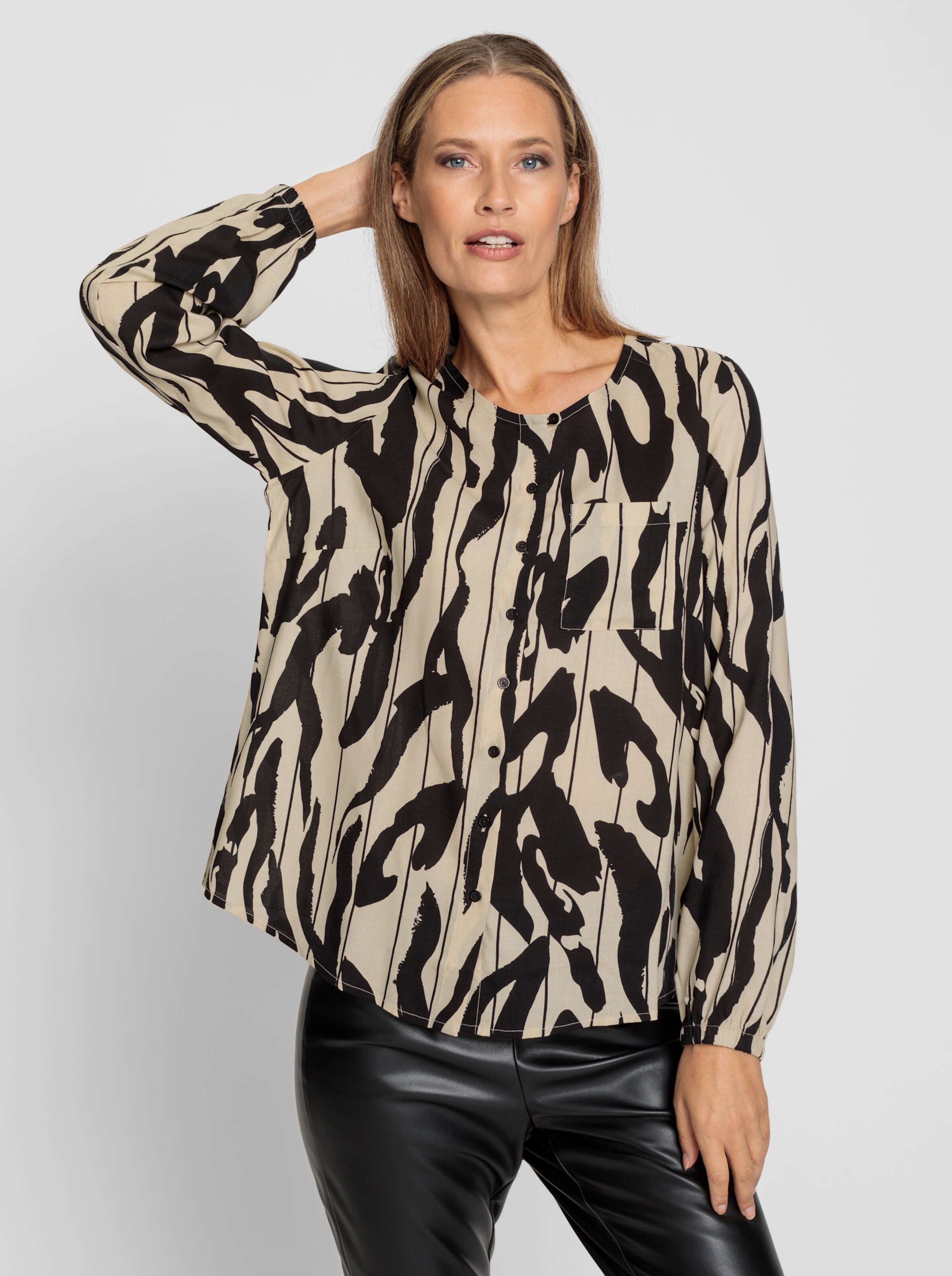Druckbluse