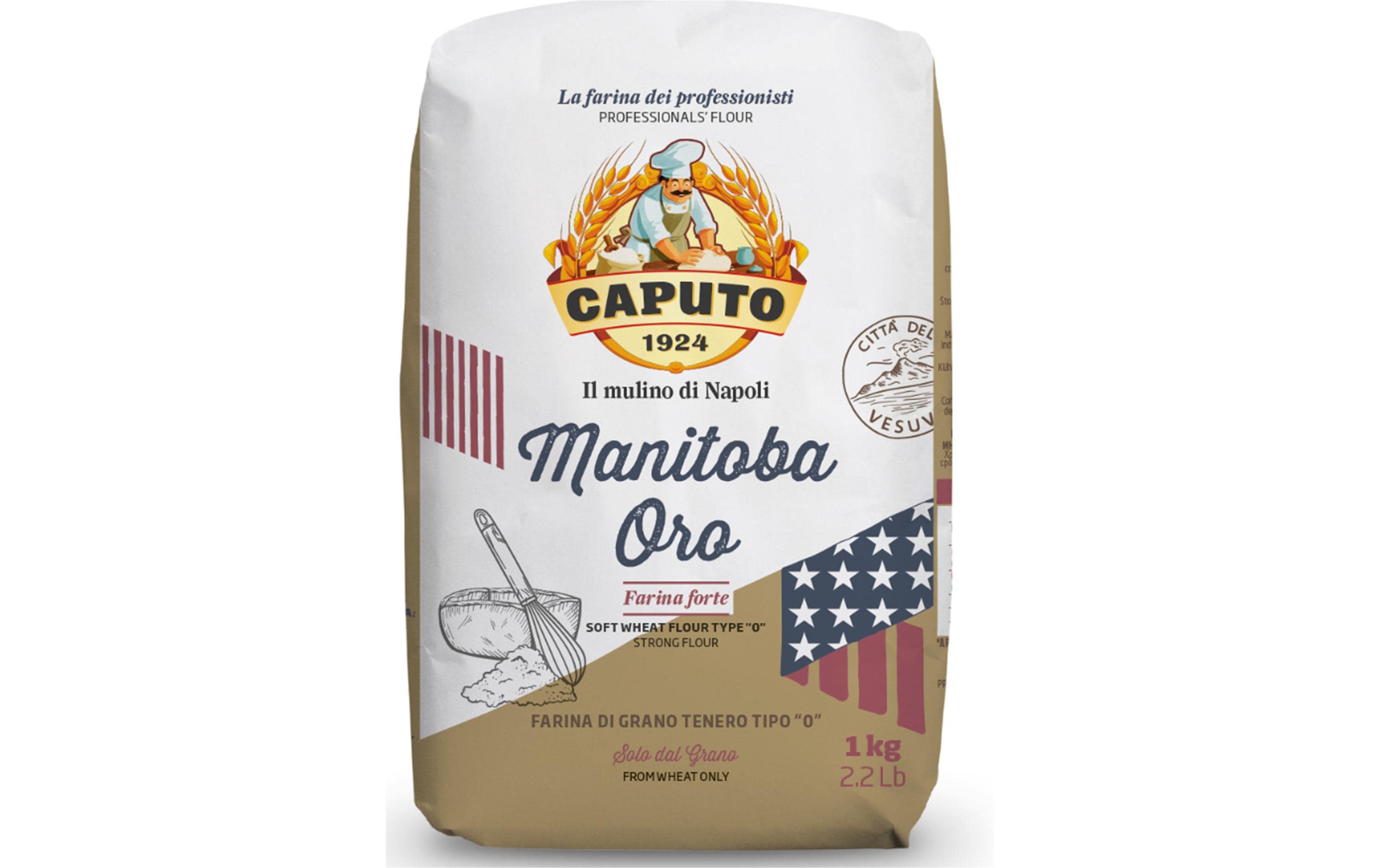 Mehl Manitoba Oro «Tipo 0» 1 kgWeichweizenmehl für Backwaren