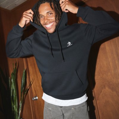 Sweatshirt à capuche homme Star Chevron CONVERSE