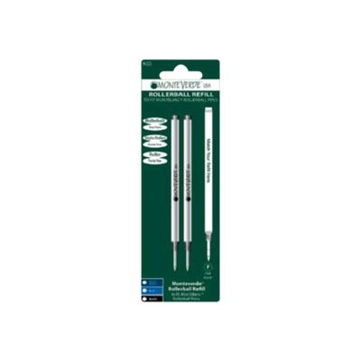 Monteverde - 2 Recharges pour roller Montblanc - bleu - pointe fine