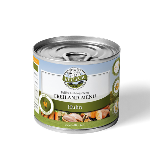Nourriture humide au poulet - menu en plein air - freiland-menü - 6x200g