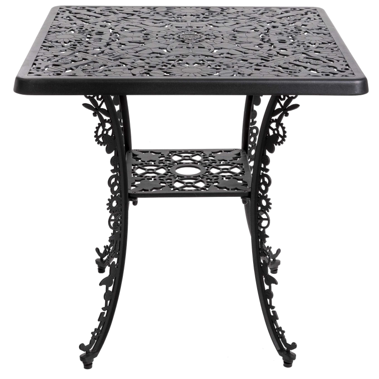 Seletti Industry Garden tuintafel vierkant 70x70 zwart