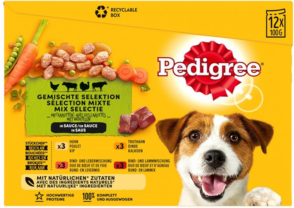 Pedigree hondenvoer in saus Multipack Adult 100g 12x