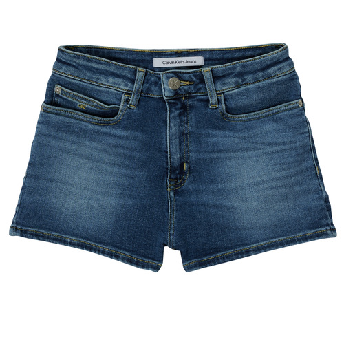 Calvin Klein Jeans - RELAXED HR SHORT MID BLUE - Bleu