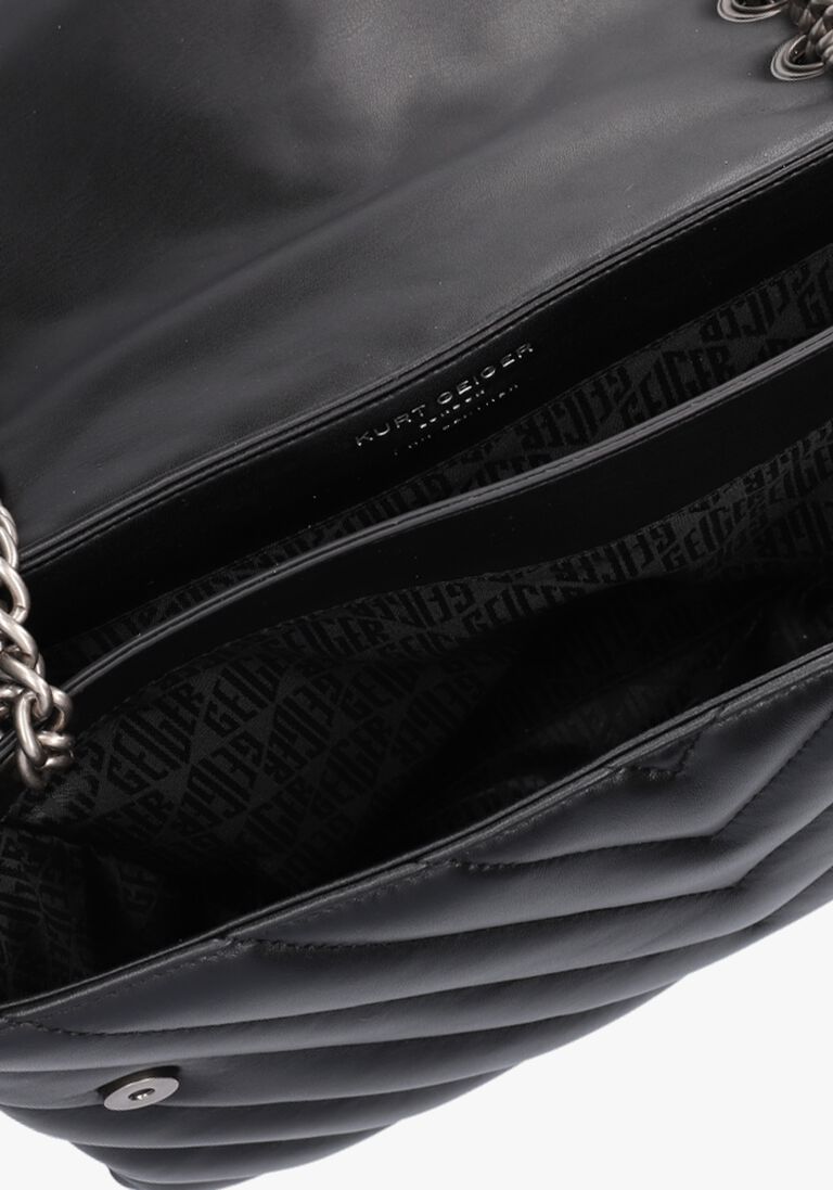 KURT GEIGER LONDON zwarte kurt geiger london handtas kensington xxl bag