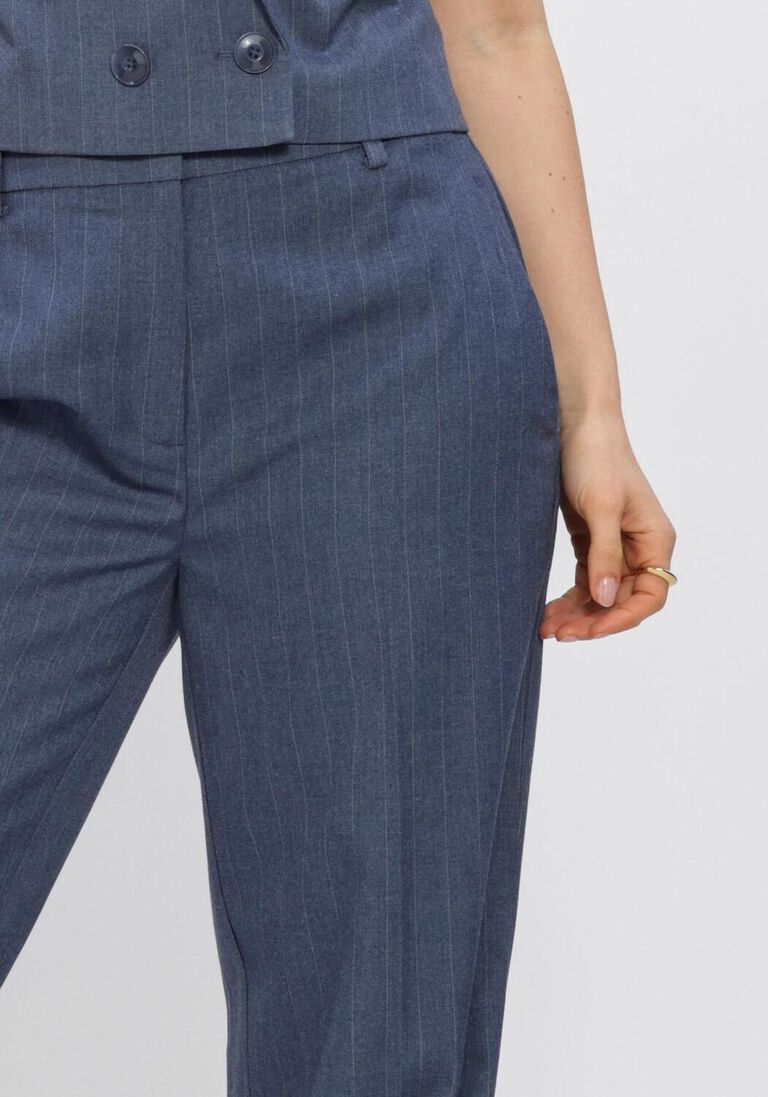 blauwe dante6 pantalon alain pinstripe smart pants