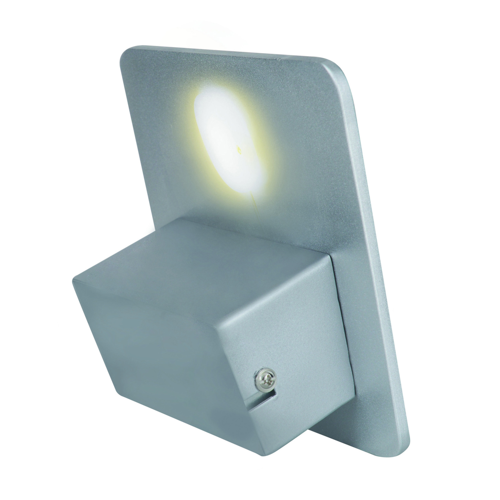 LED-Wandleuchte STAN - silber - 14 cm