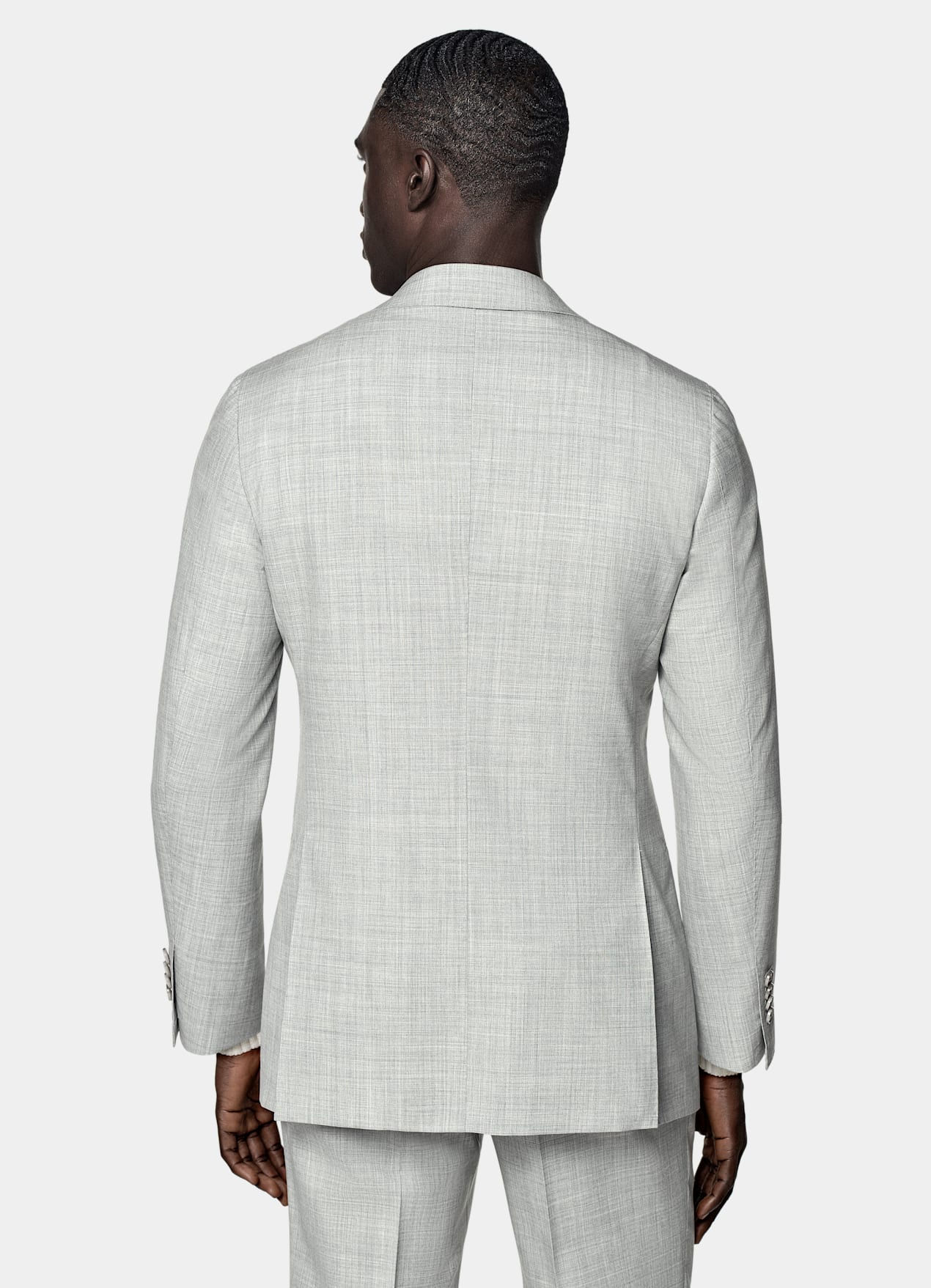 Costume sur mesure Custom Made gris clair