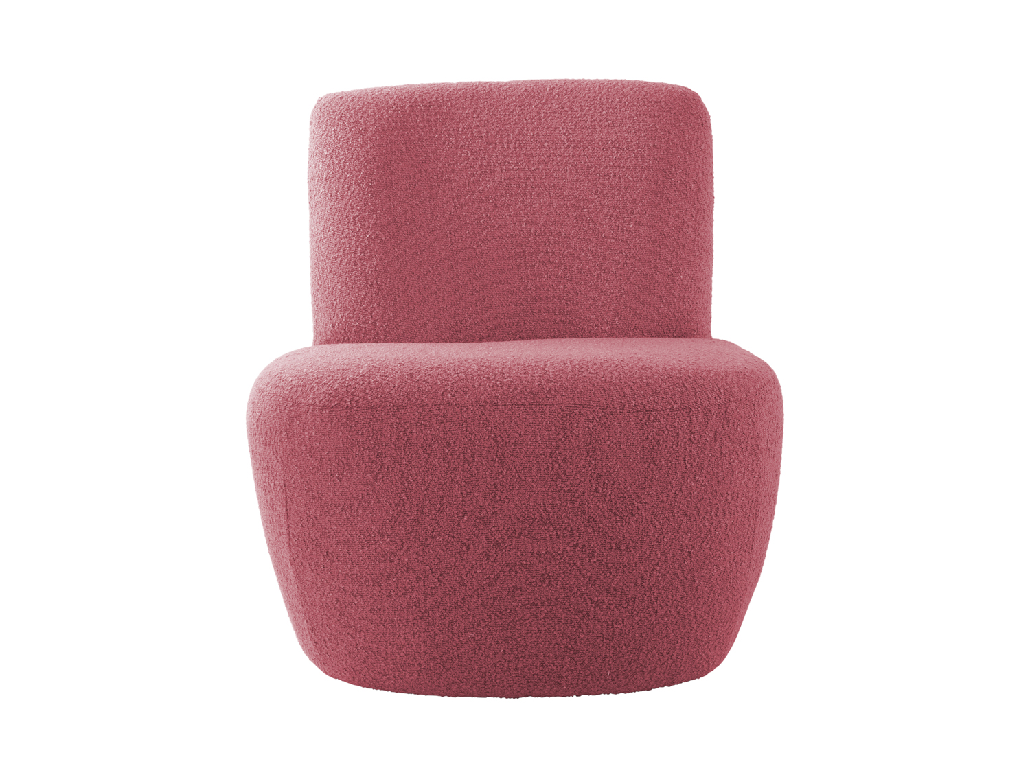 Chair Ada bouclé faded pink