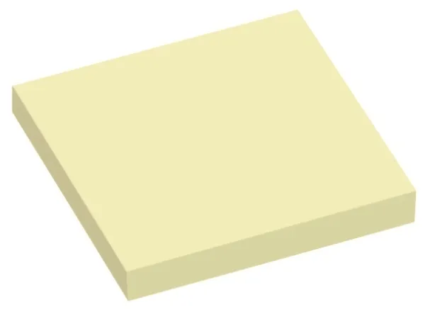 Notes Q-line Stick'N gul 76x76 mm - (12 stk. pr. pakke)