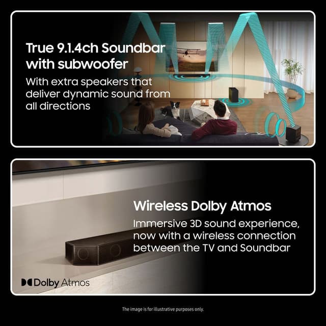 Samsung 9.1.4ch HW-Q935D soundbar (sort)