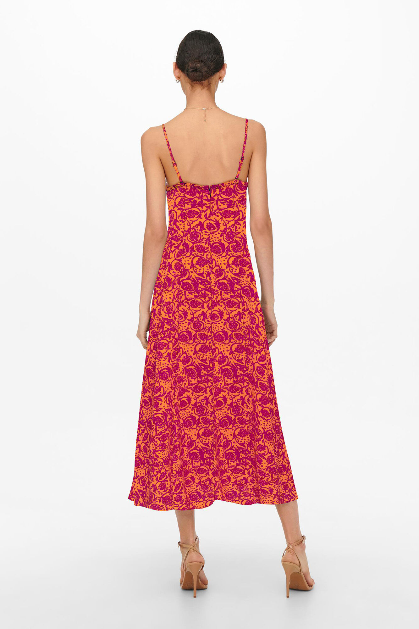 Vestido midi floral