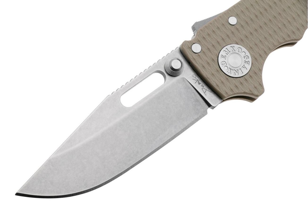 Demko Knives AD20.5 Shark-Lock CPM 3V Clip Point AD205-3V-CTCP Coyote G10, zakmes