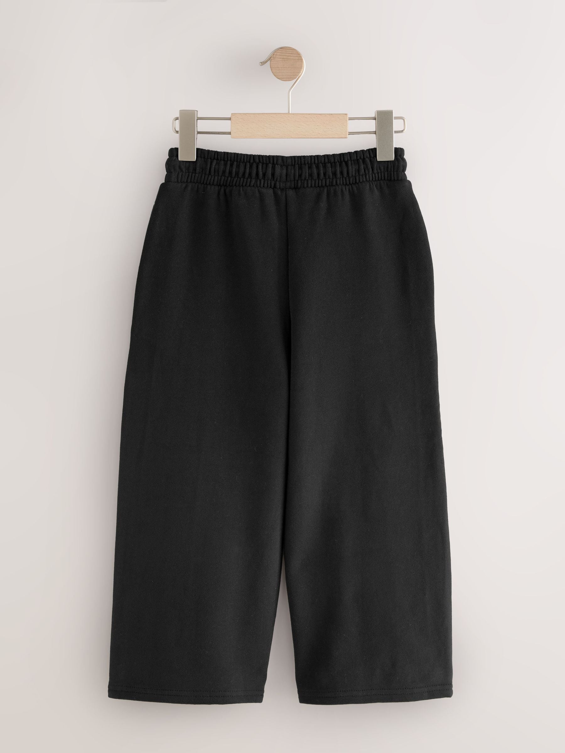 Zwart - Joggingbroek met wijde pijpen (3-16jr)