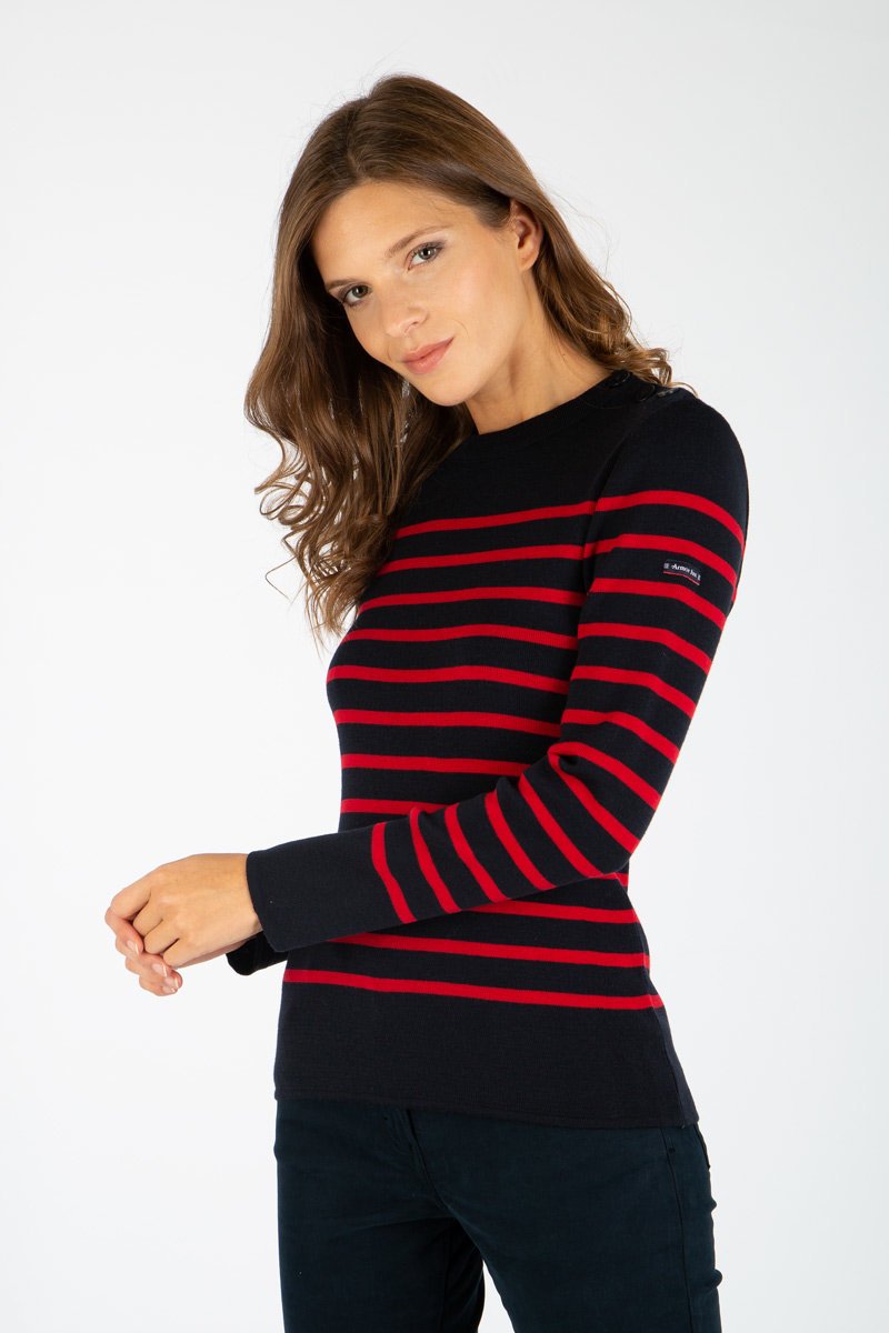 Pull marin rayé 
