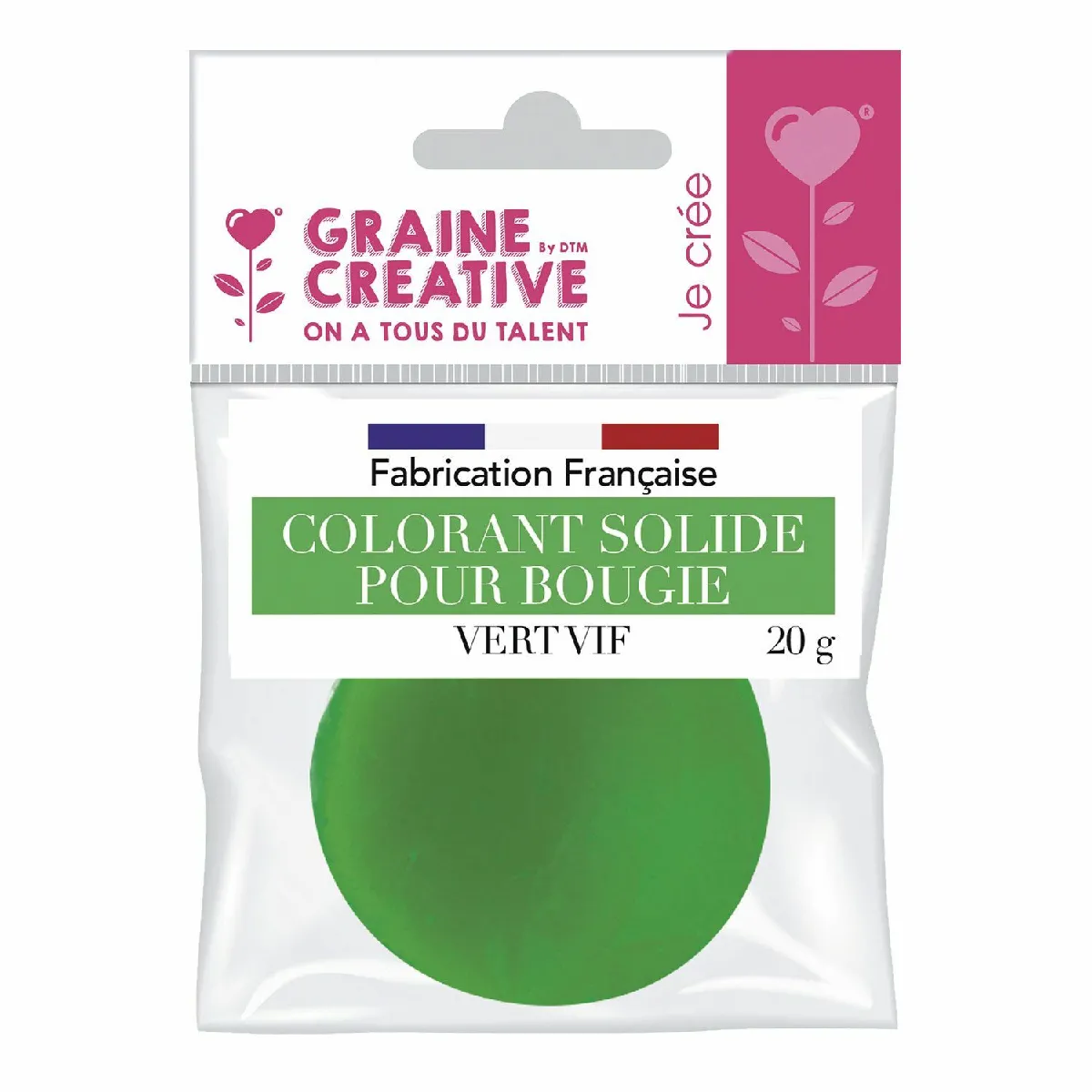 Graines Créatives Colorant solide pour bougie - Vert