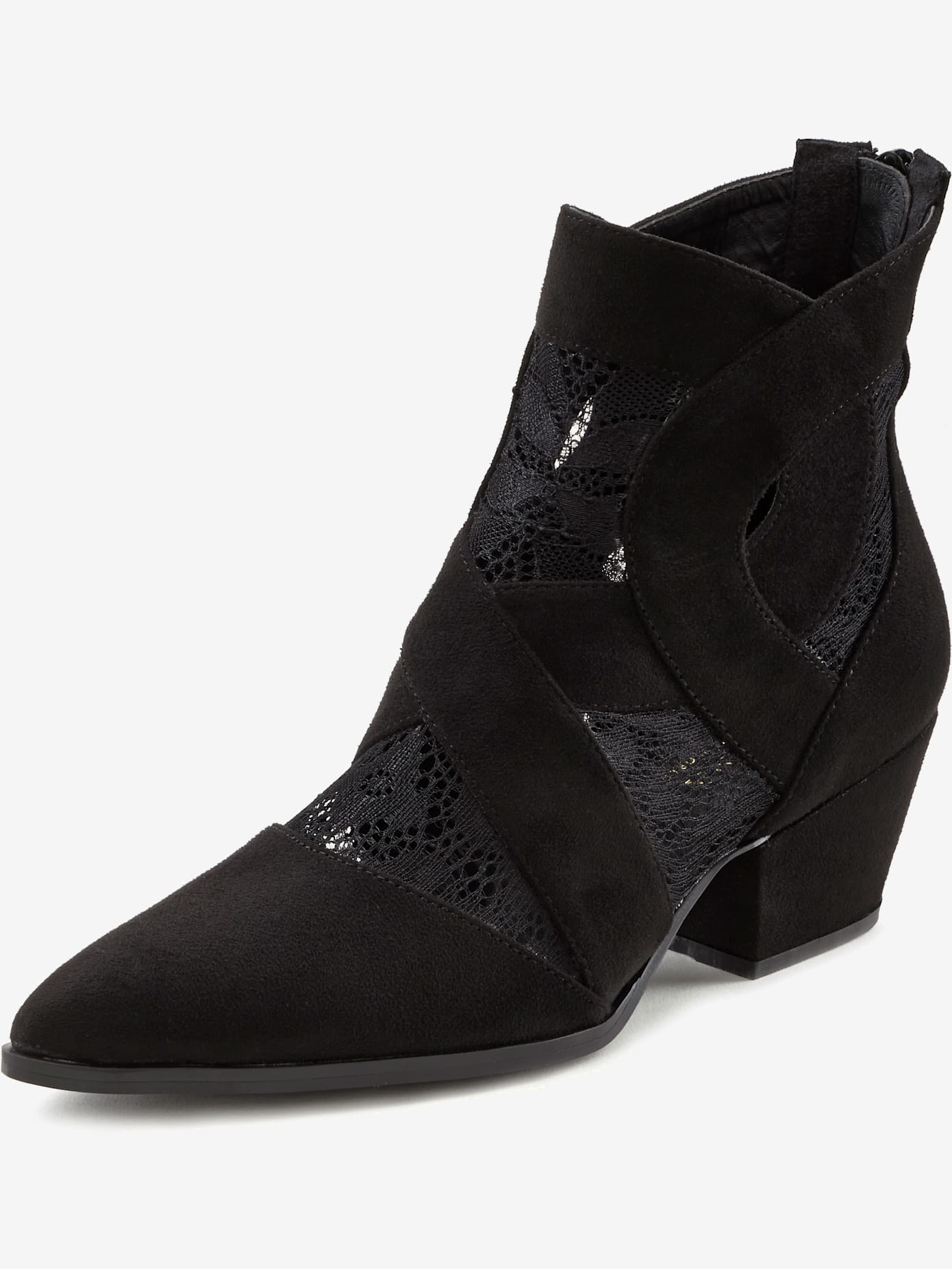Bottines d'été avec dentelle raffinée