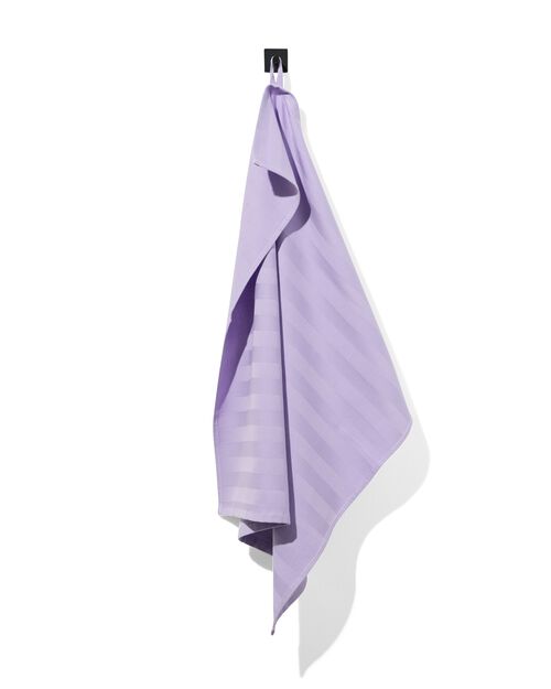 torchon 65x65 coton lilas