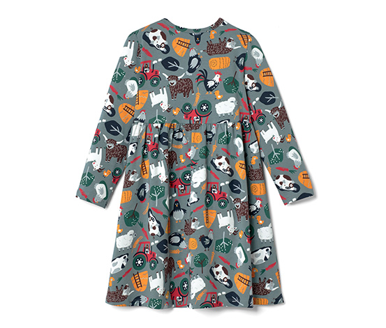 Baby Jerseykleid, Alloverprint