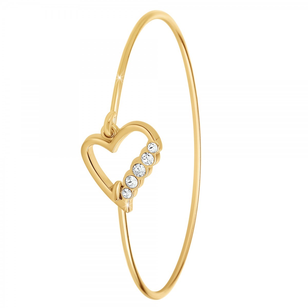 Bracelet coeur SC Bohème orné de Cristaux scintillants