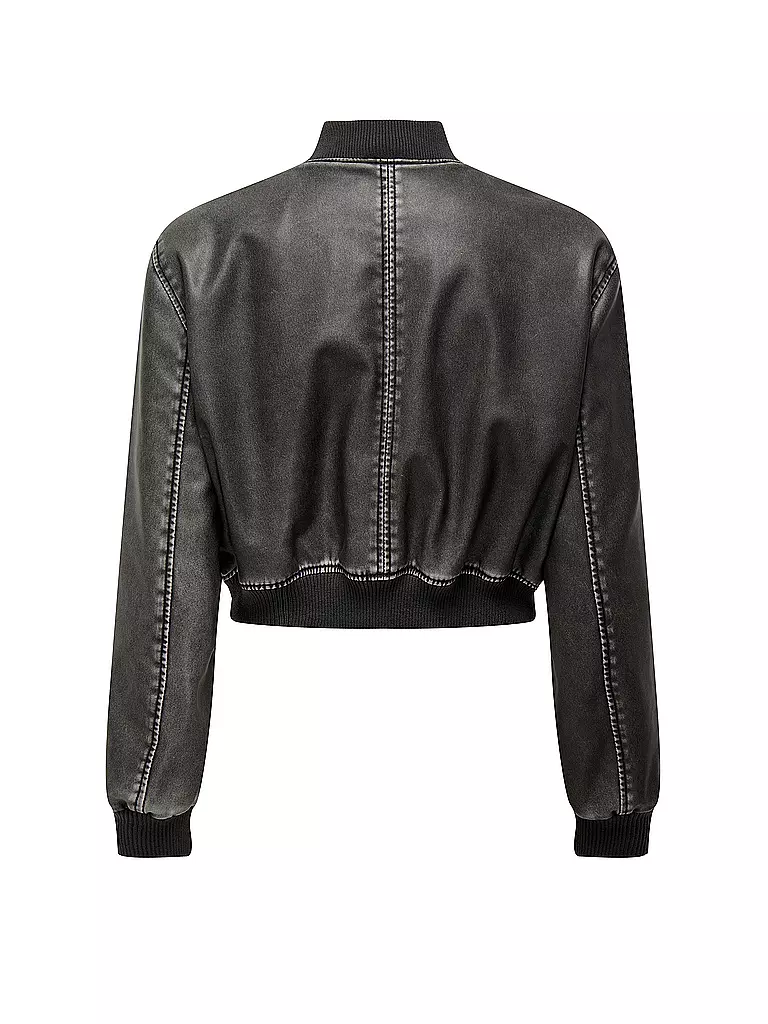 ONLY Jacke in Lederoptik ONLHALLI schwarz