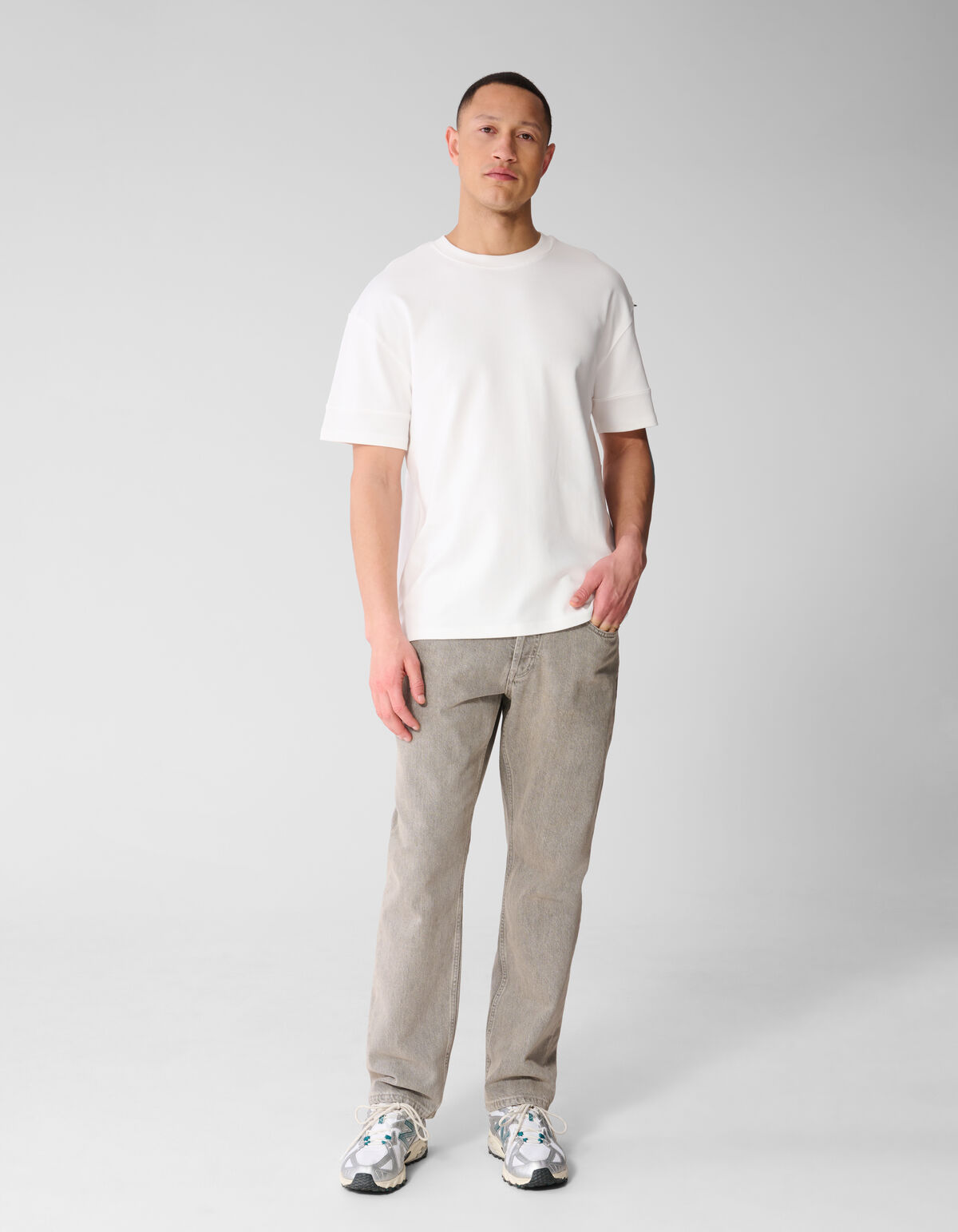 Modern Straight Fit Jeans Zand L32