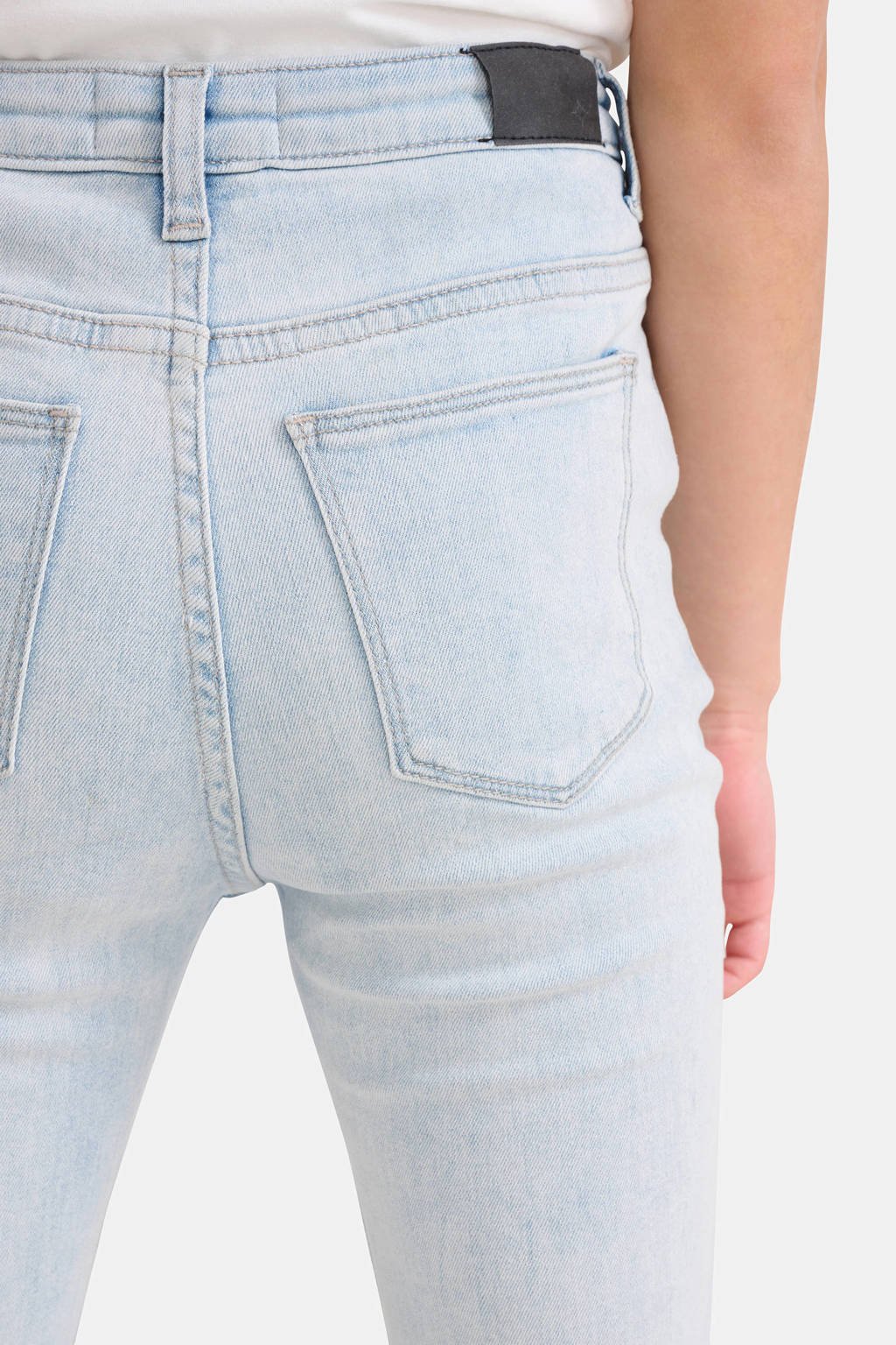 Shoeby high waist skinny jeans light blue denim bleached