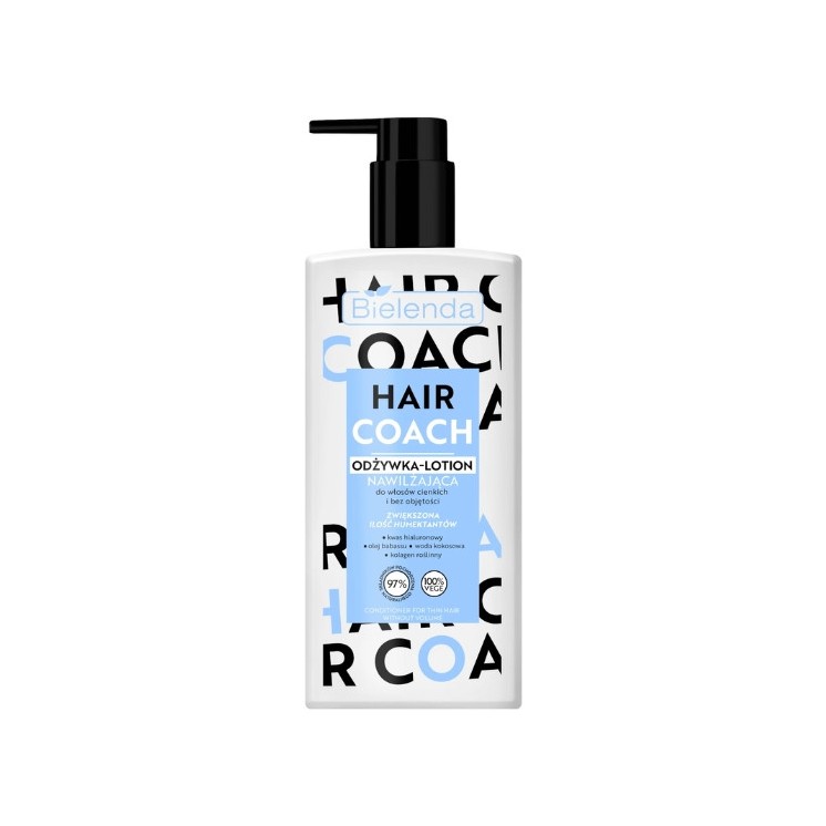 Bielenda Hair Coach hydraterende Conditioner-lotion voor dun en volumeloos haar 280 ml