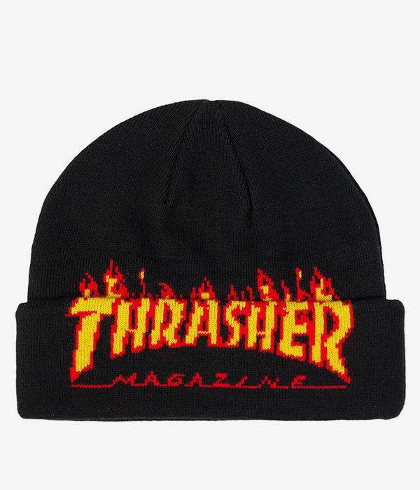 Thrasher Flame Mütze (black)