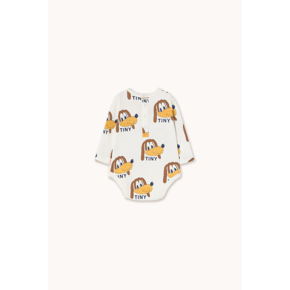 Køb TinyCottons Off-White Dogs Rib Body
