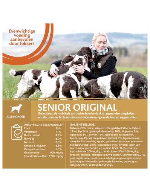Wellness Core Grain Free Dog Senior Original Kalkoen&Kip - Hondenvoer