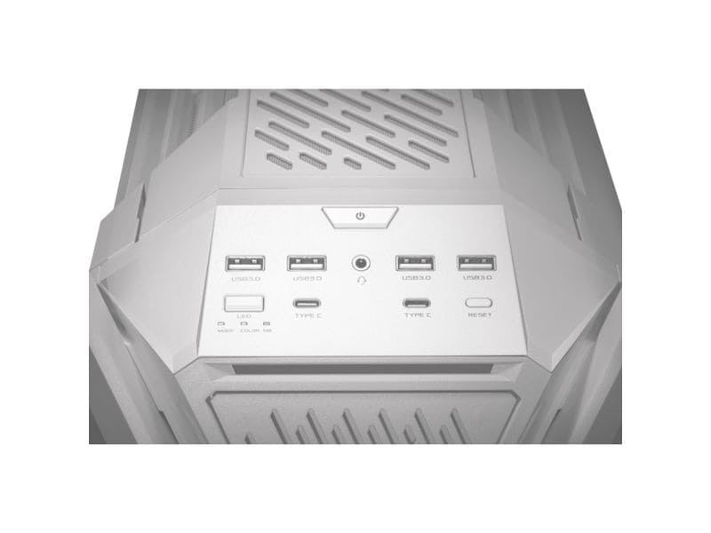 ASUS ROG PC-Gehäuse ROG Hyperion GR701 Weiss Premium-Tower mit großzügigem Innenraum und optimierter Kühlung