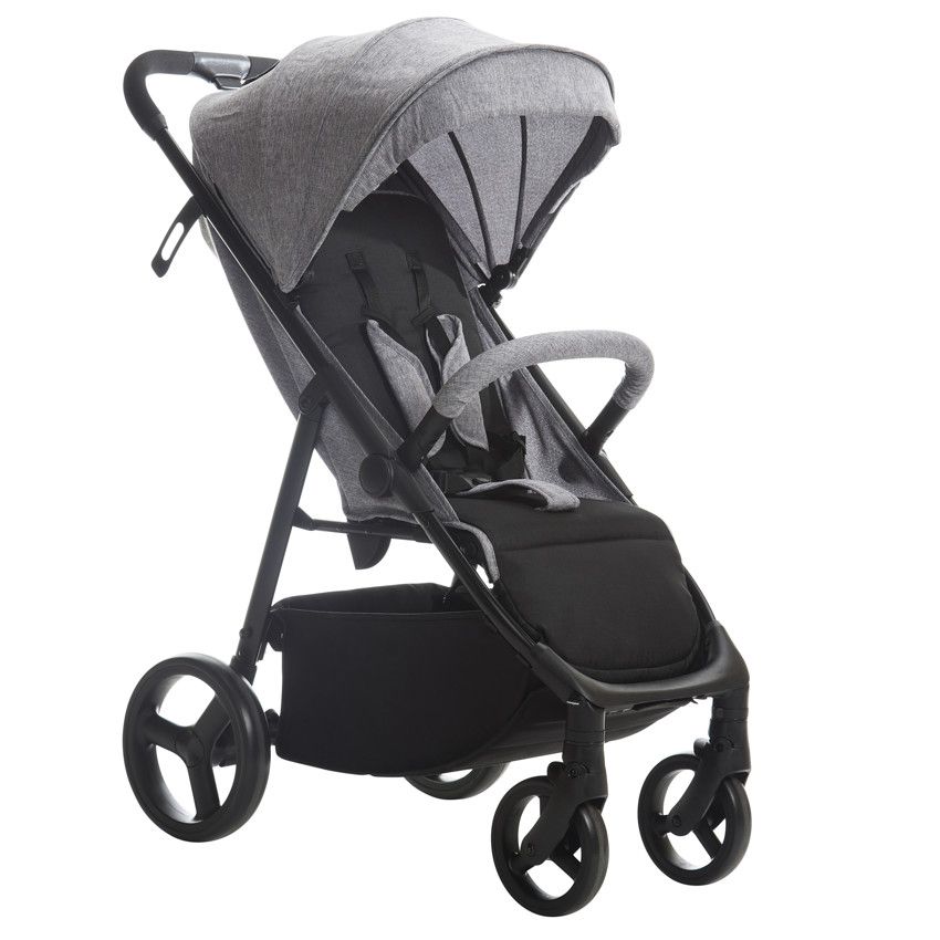 Poussette duo Essential avec siège-auto i-Size noir/gris - Ecru