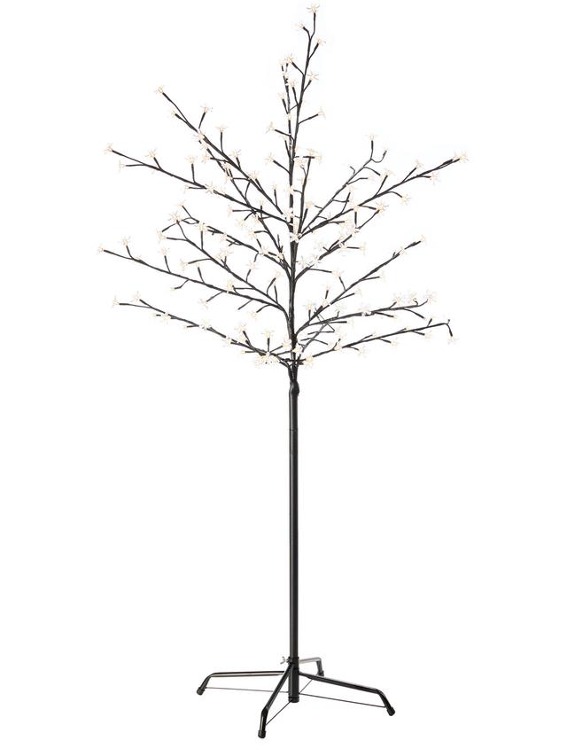 Dekoleuchte Blütenbaum mit Lichtern, 180 warm-weißen LEDs, 150 cm