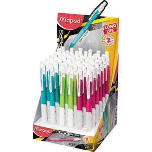 Portemine LONG LIFE, 0,7 mm, présentoir de 36
