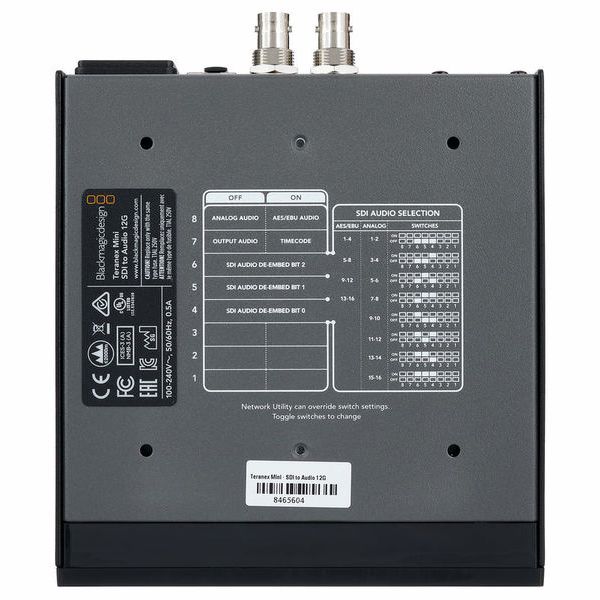 Blackmagic Design Teranex Mini SDI - Audio 12G