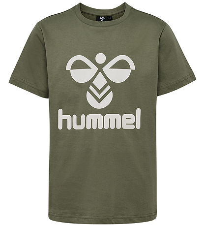 Hummel T-Shirt - hmlTres - Olivin