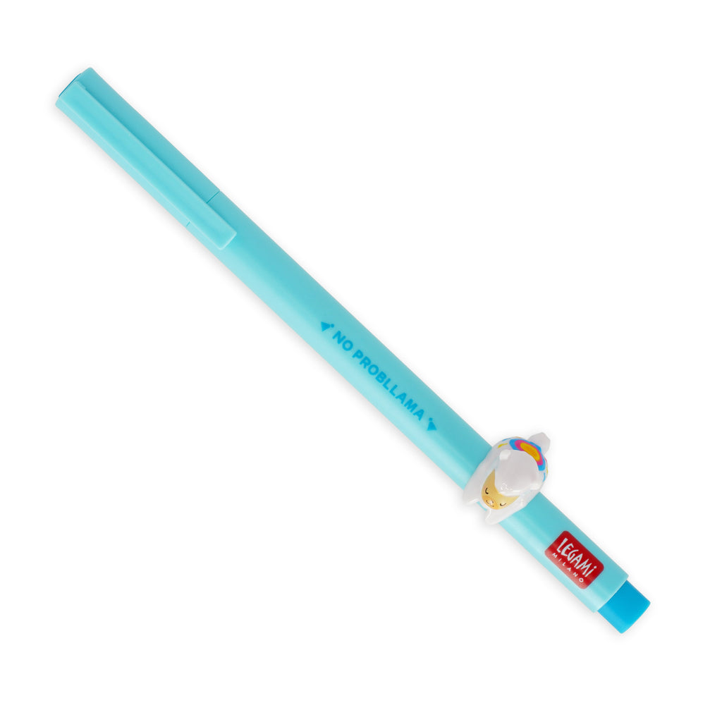 Caneta Gel Com Pendente - Lama Lovely Friends