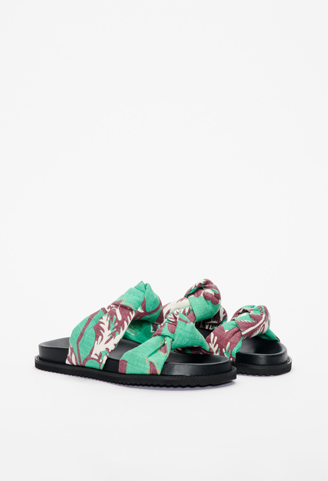 Mules foulard