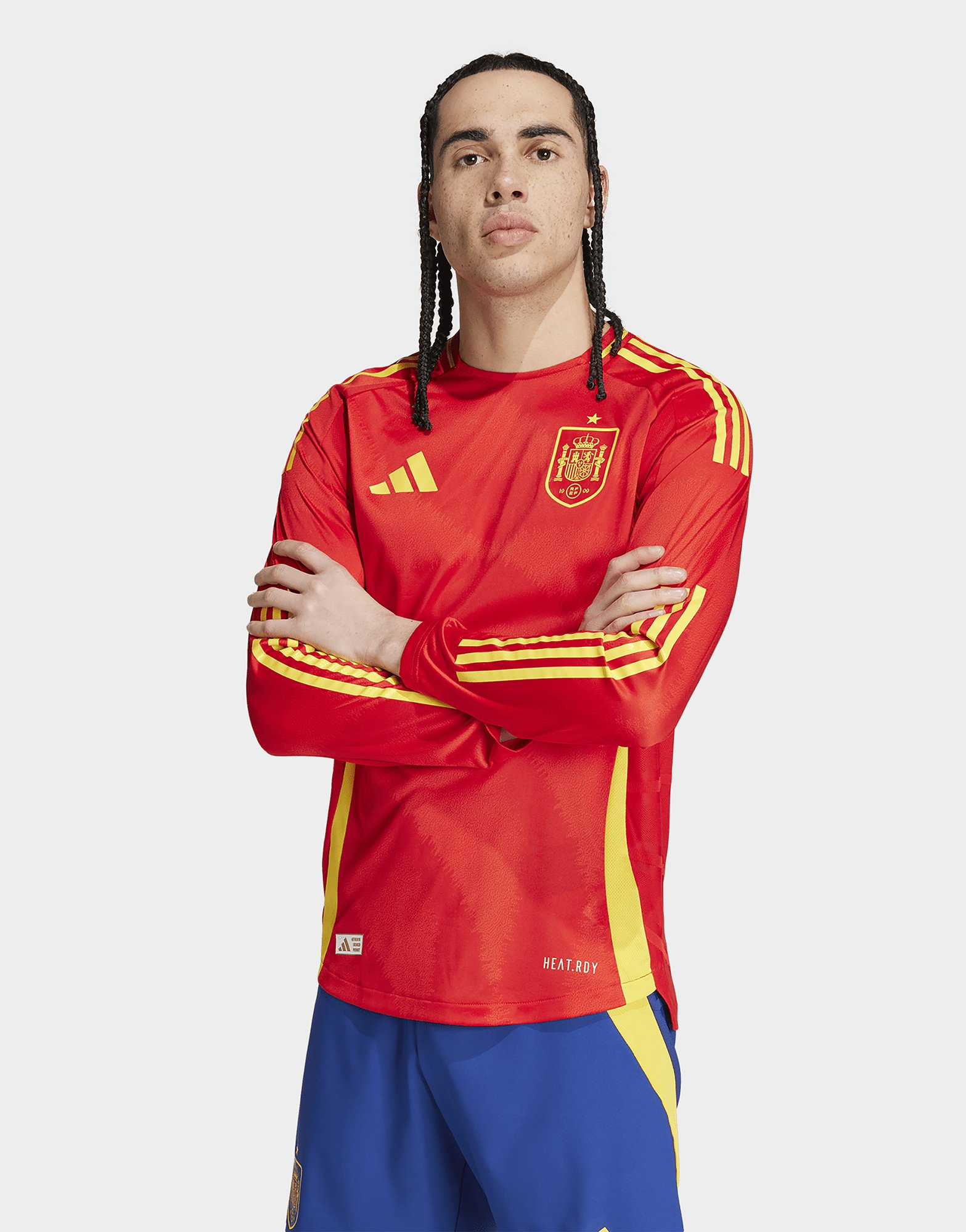 adidas Maillot manches longues Domicile Espagne 24 Authentique