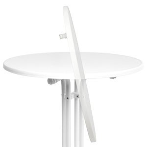 Beautissu Bistro statafel Bellini wit Ø80