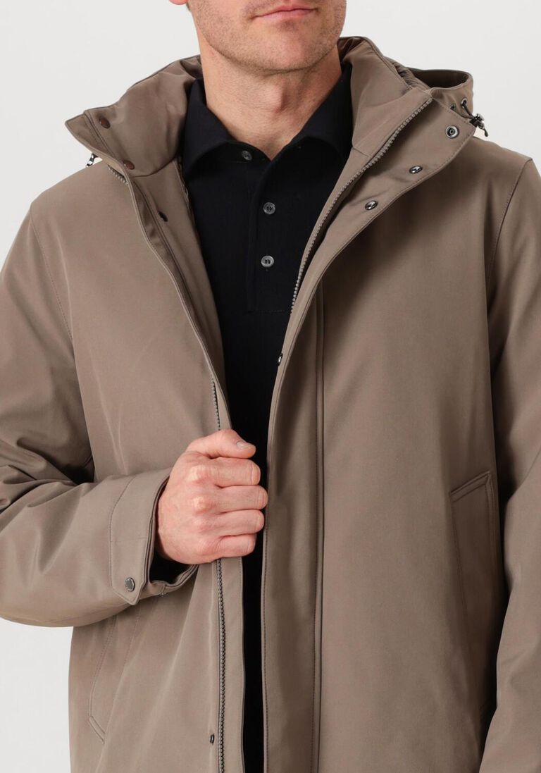 taupe woolrich parka's soft shell barrow mac coat