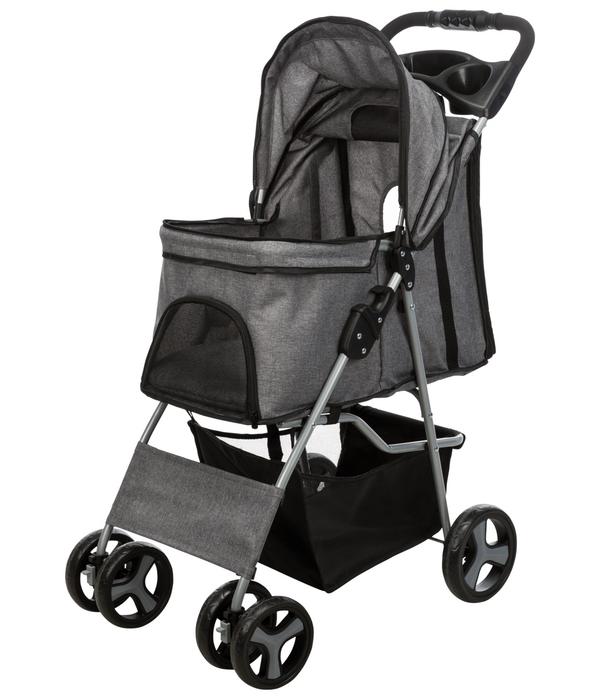 Trixie Hunde-Buggy, grau