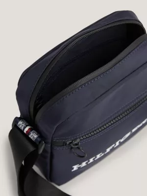 Bolsa pequena para repórter reciclada