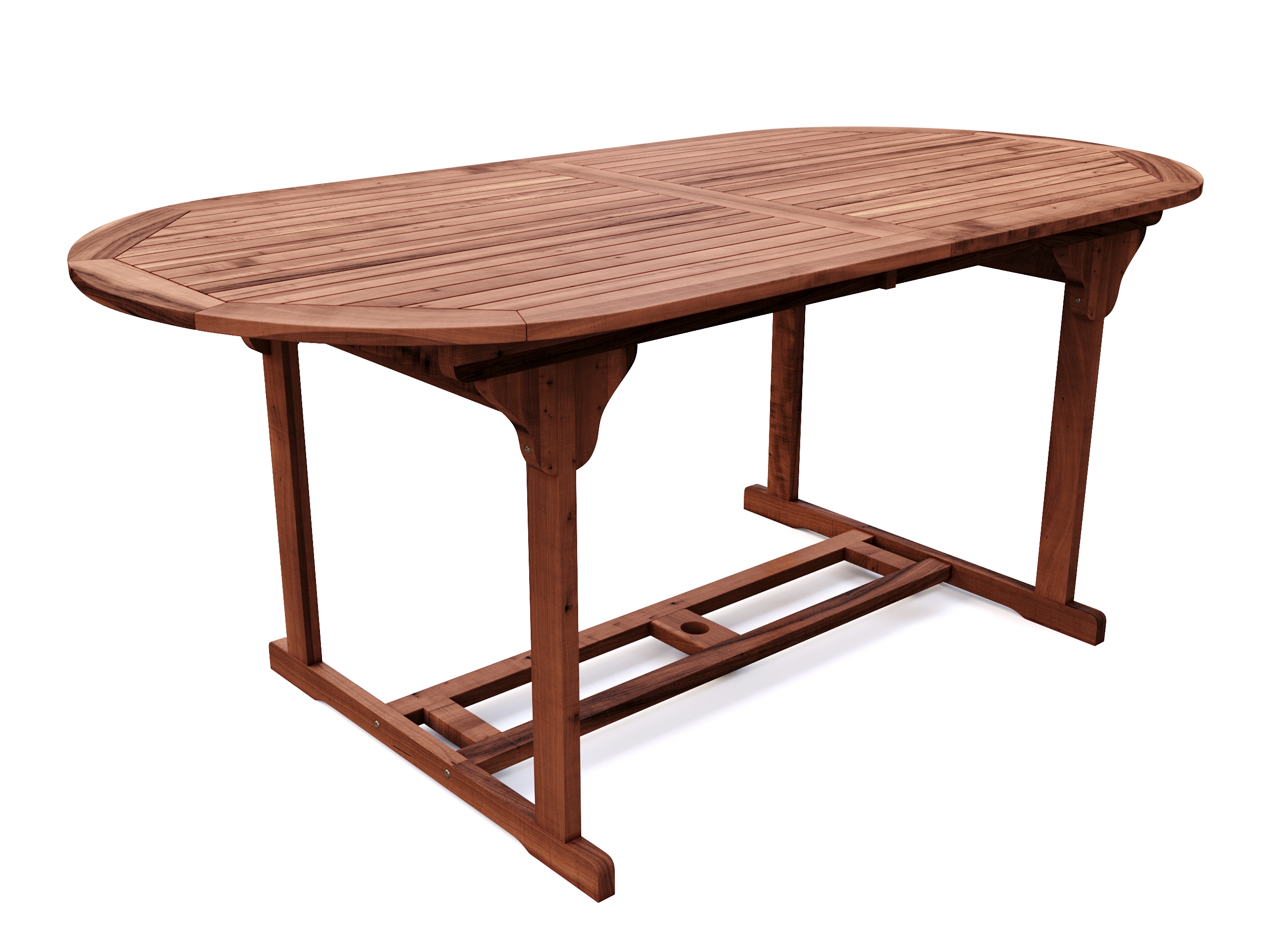 Gartentisch Holz LISSABON ausziehbar 180 - 240 cm