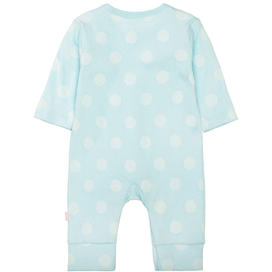 STACCATO Overall cyan gemustert