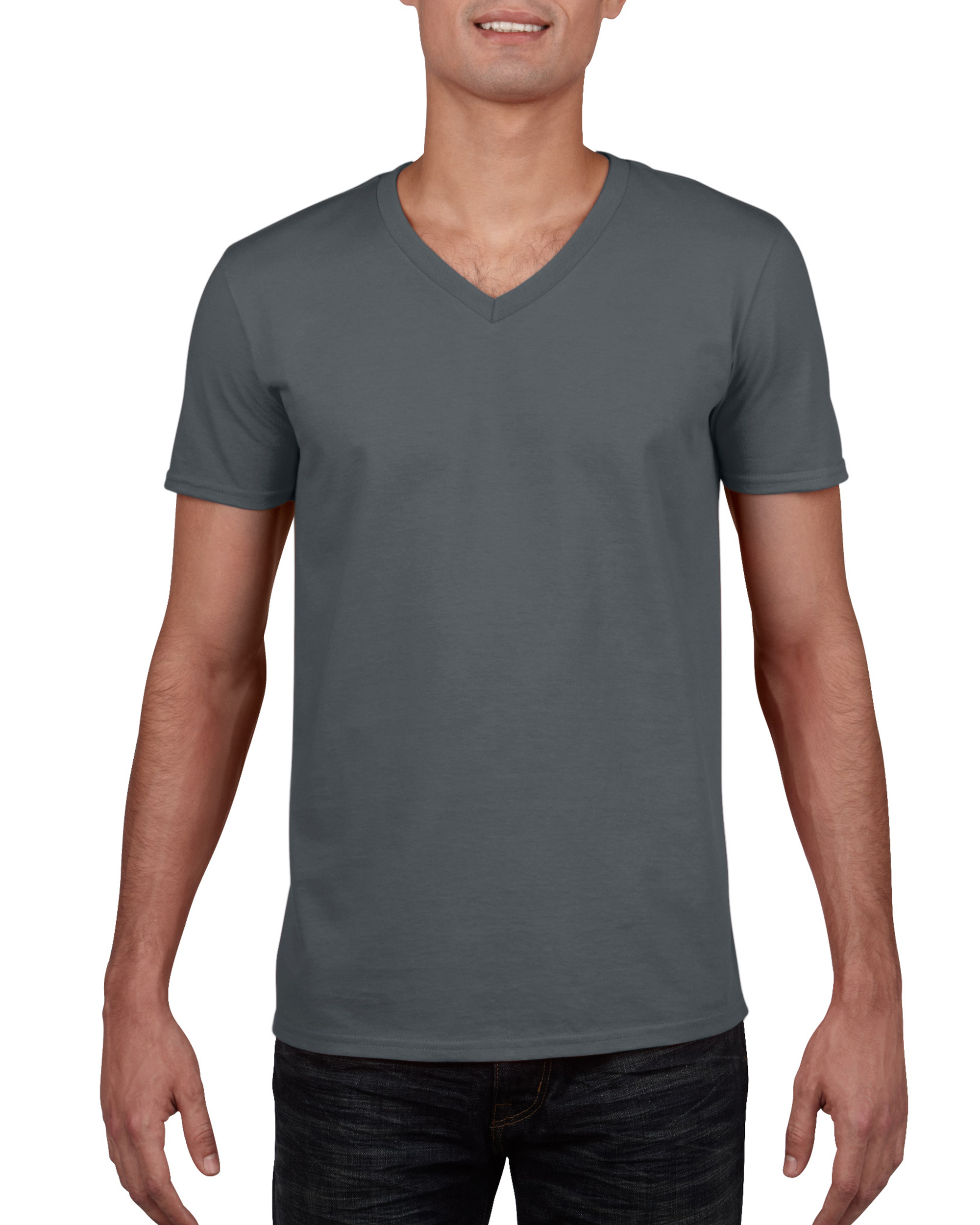 Gildan 64V00 - T-Shirt Homme Col V 100% Coton