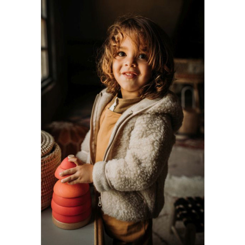 Køb Alwero Beige jakke cardigan Mody