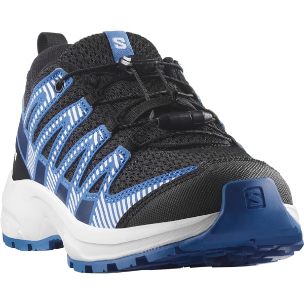 Chaussure trail SALOMON XA PRO V8 J BLACK/WHITE/FRENCH BLUE