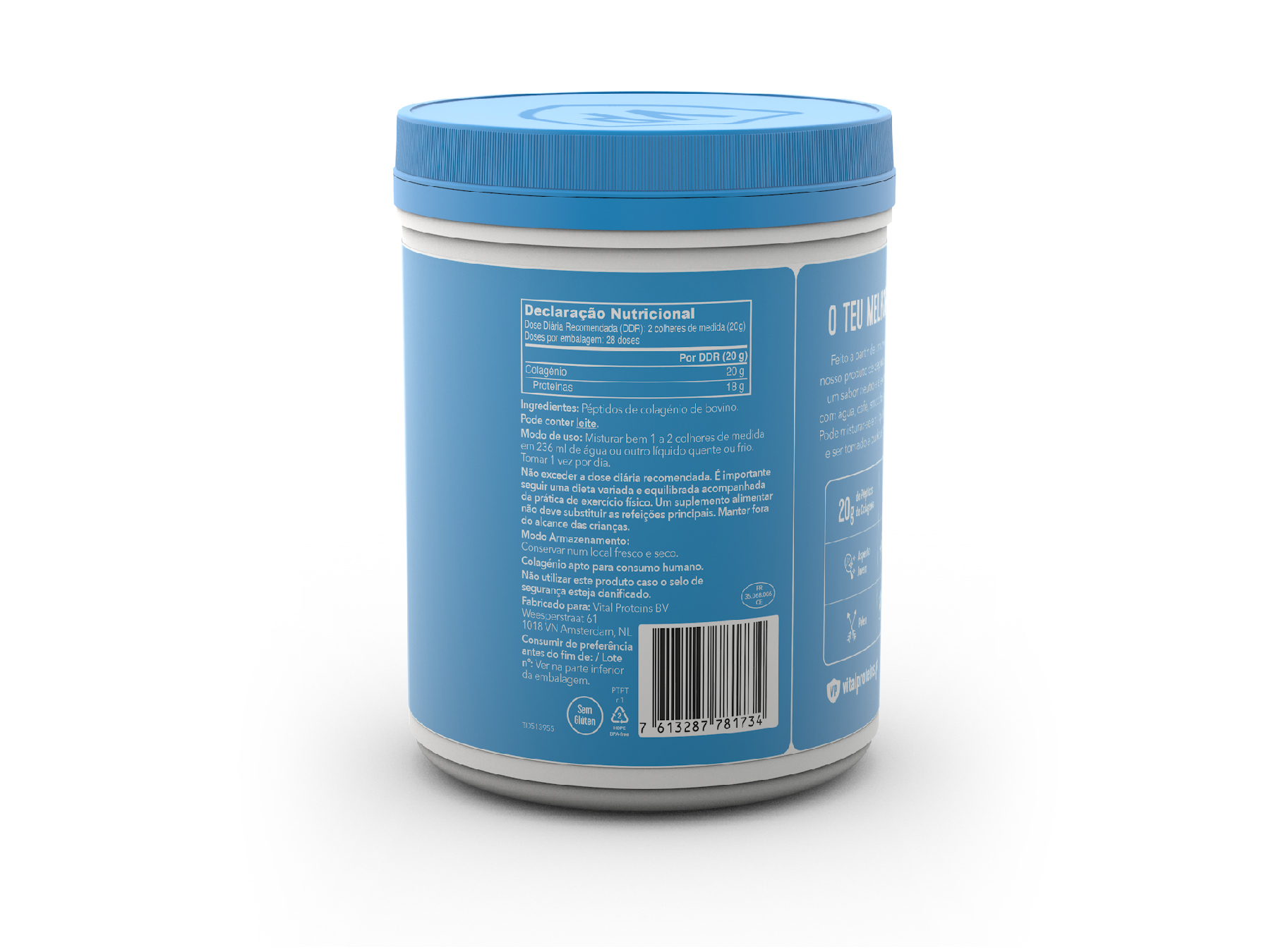 COLAGÉNIO VITAL PROTEINS SABOR NEUTRO 567G